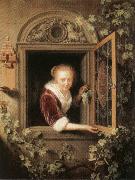 Girl at the Window Gerrit Dou